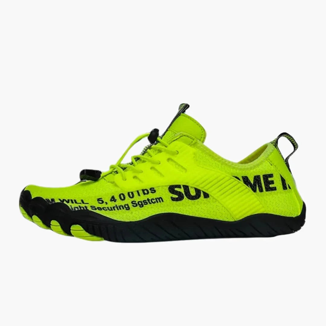 Chaussures minimalistes unisexes avec tige en mesh et semelle en caoutchouc