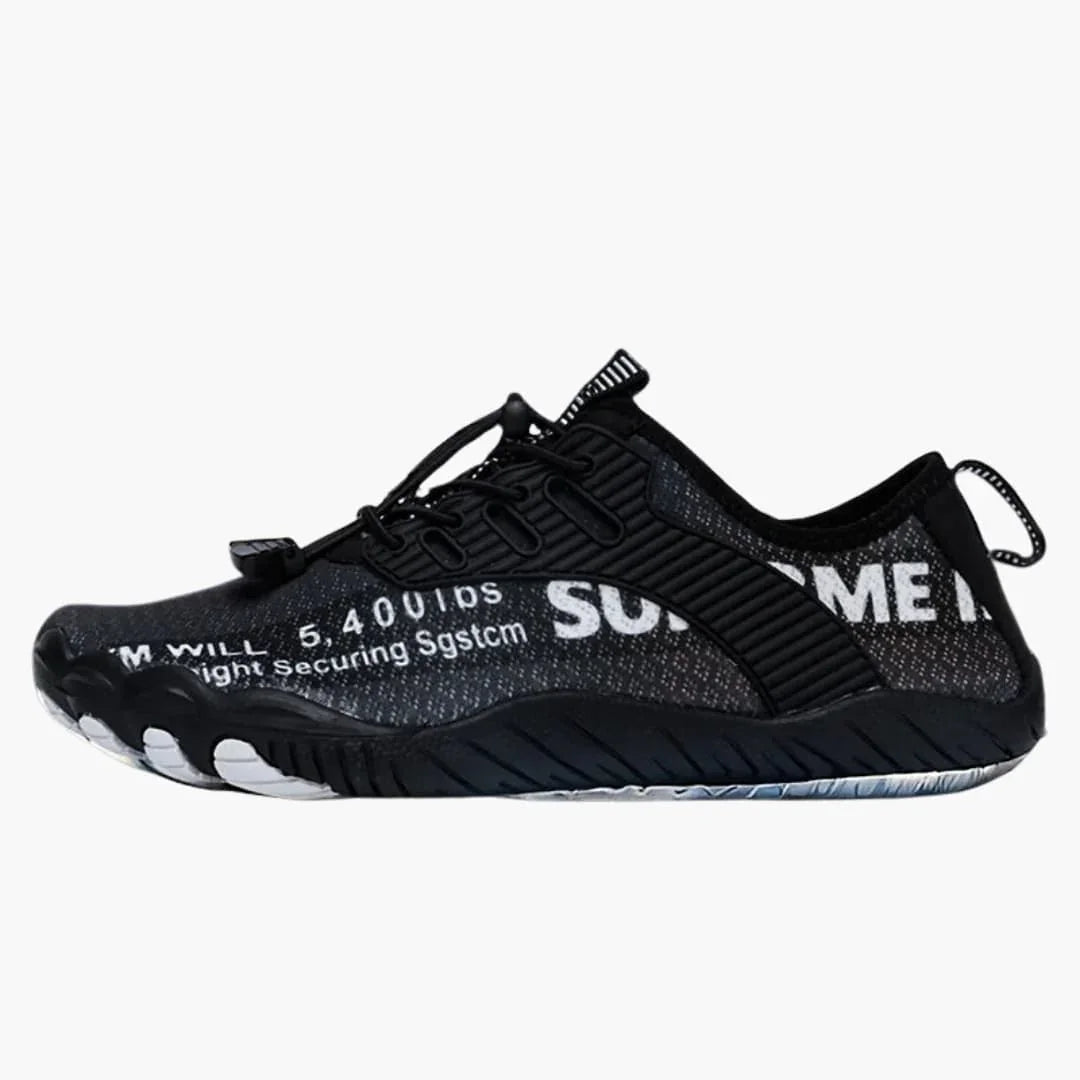 Chaussures minimalistes unisexes avec tige en mesh et semelle en caoutchouc