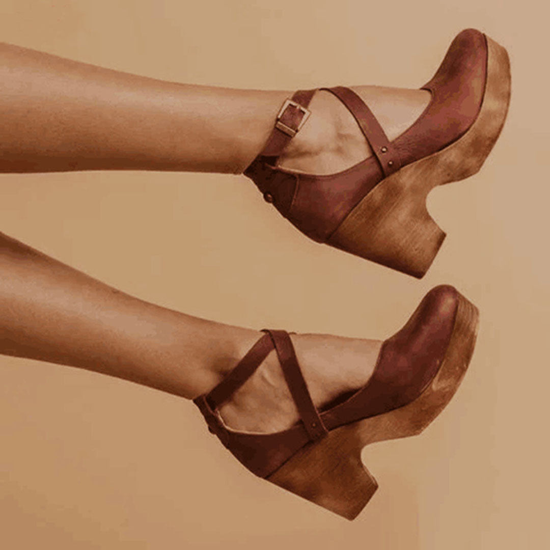 Chaussures orthopédiques à talons pour femme