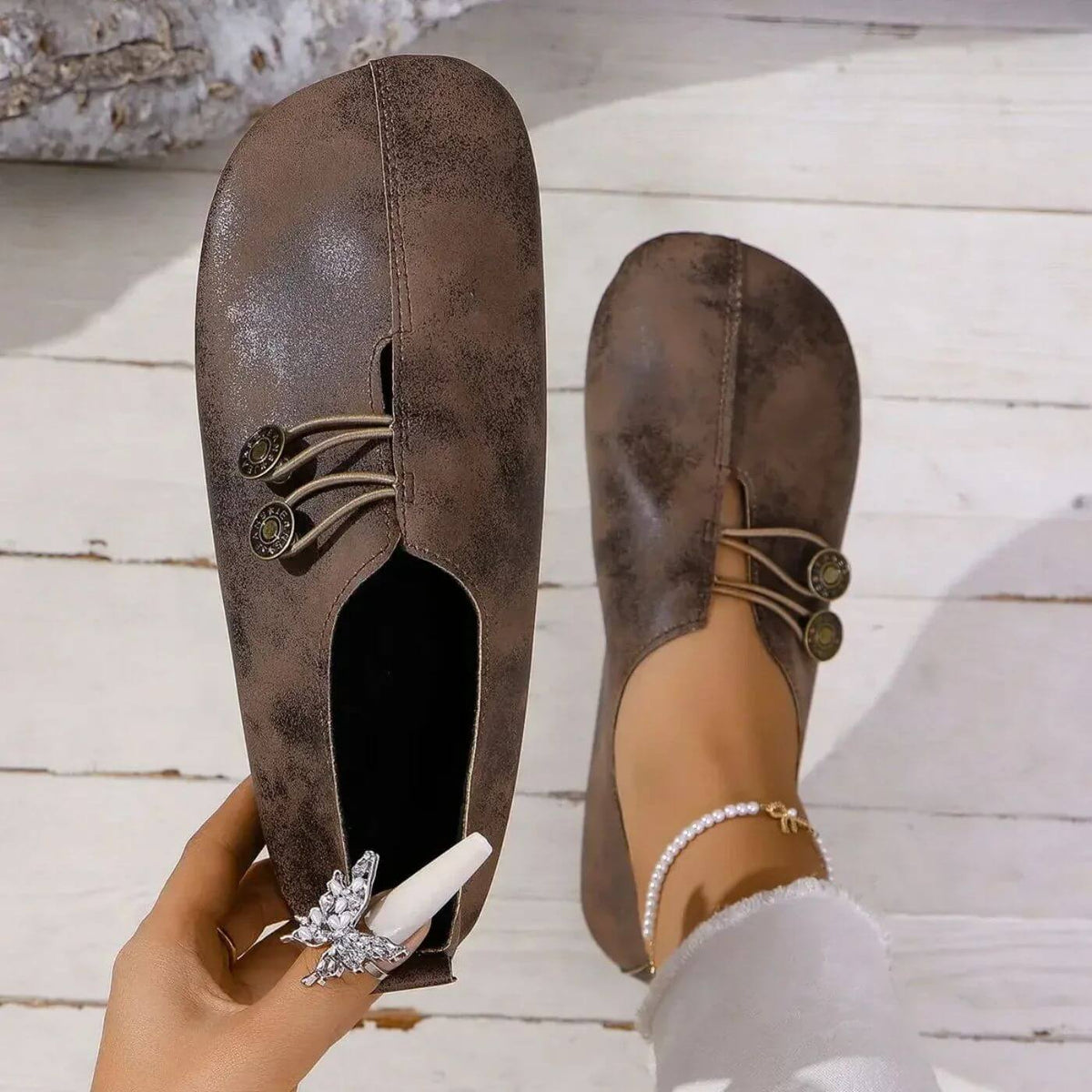 Chaussures orthopédiques avec soutien de la voûte plantaire et confort amorti