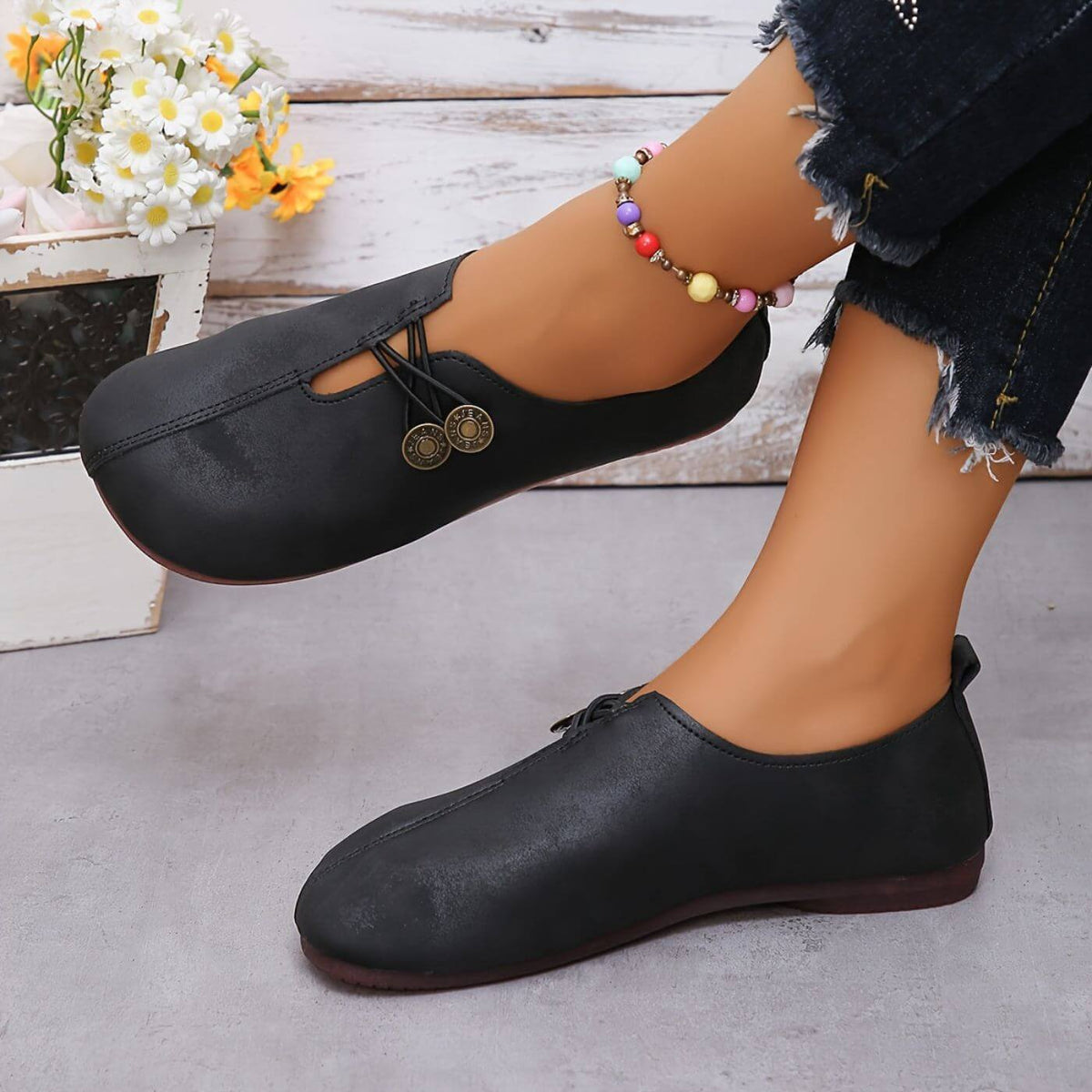 Chaussures orthopédiques avec soutien de la voûte plantaire et confort amorti