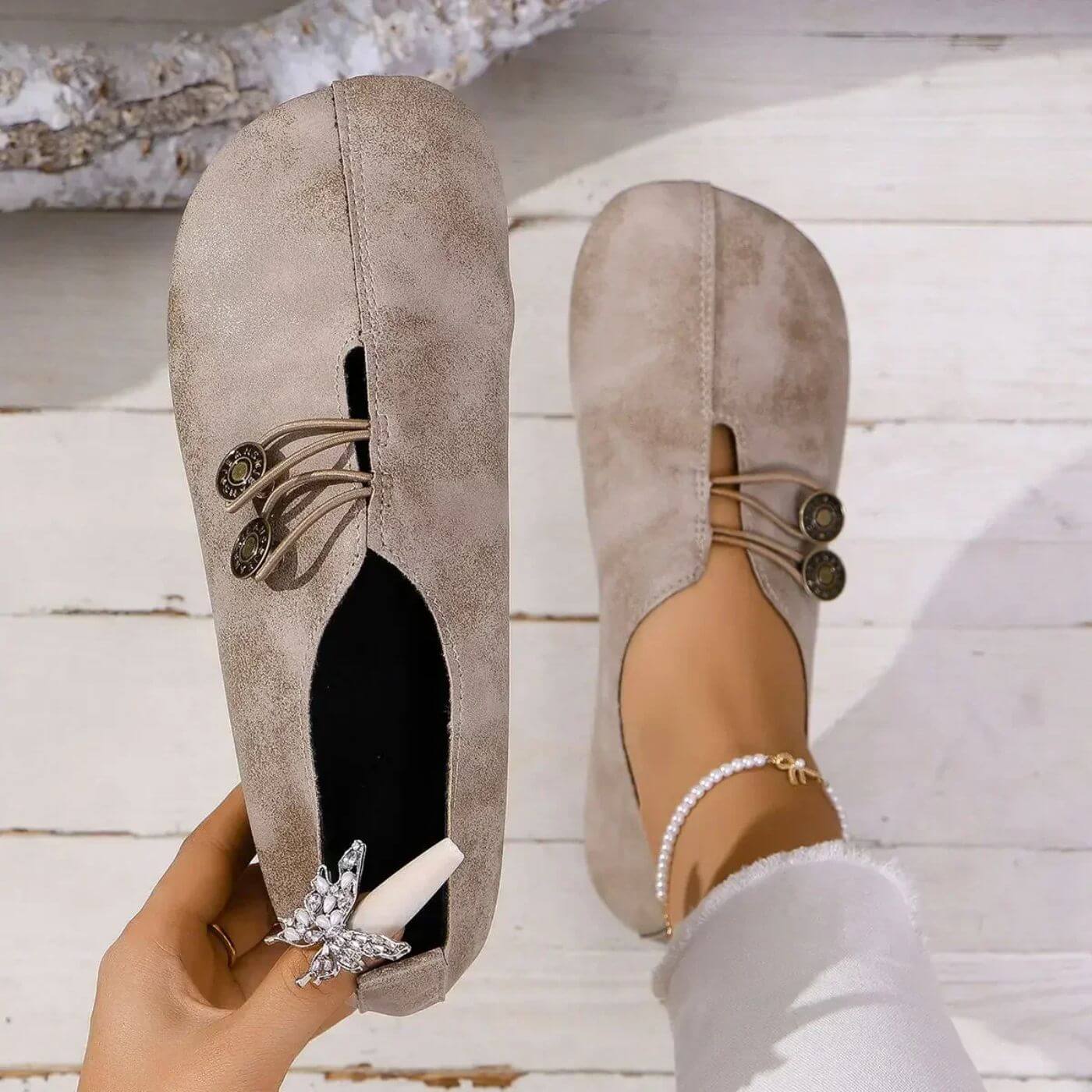 Chaussures orthopédiques avec soutien de la voûte plantaire et confort amorti