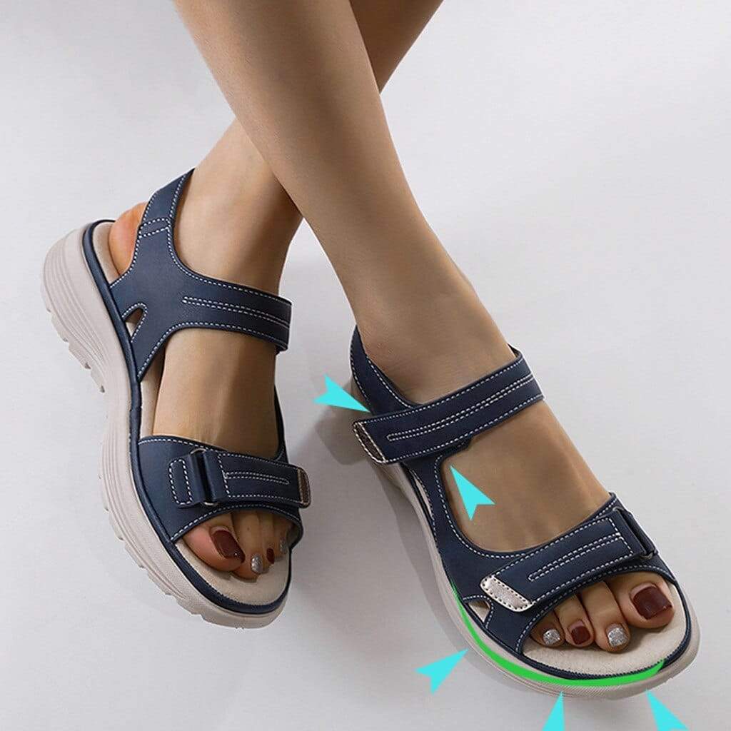 Chaussures orthopédiques femme à lanières ajustables