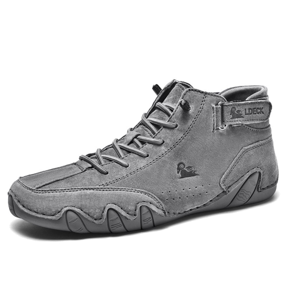 Chaussures orthopédiques imperméables pour homme avec soutien de la voûte plantaire – modèle respirant à enfiler
