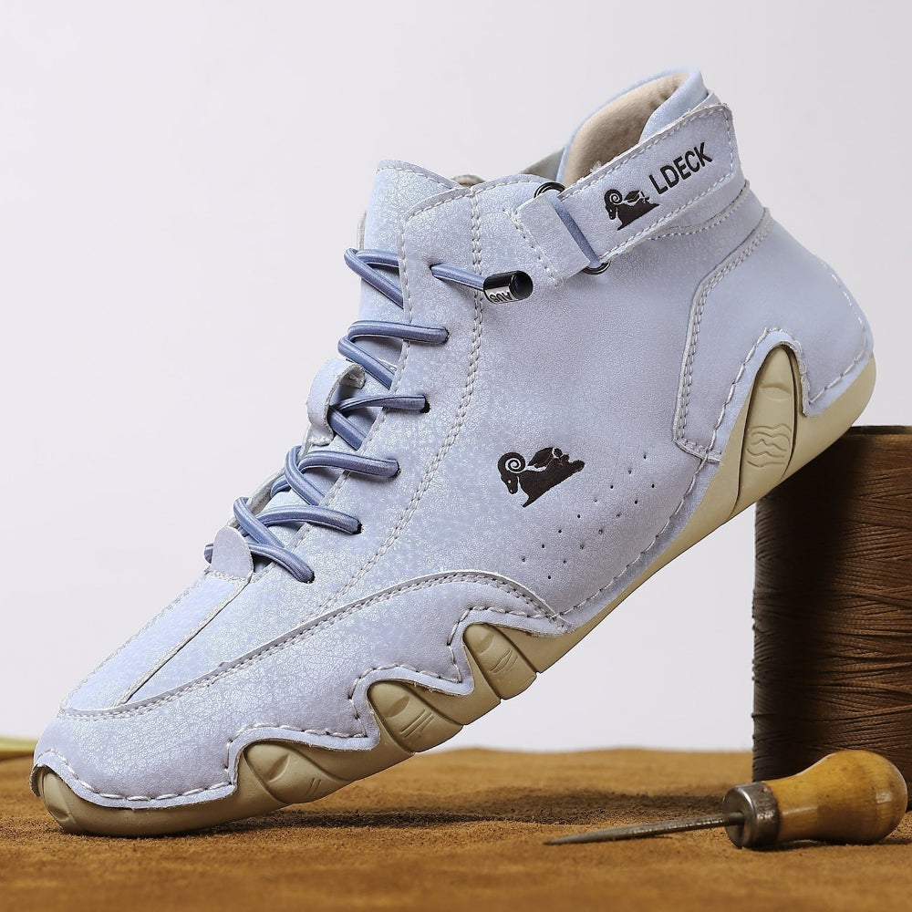 Chaussures orthopédiques imperméables pour homme avec soutien de la voûte plantaire – modèle respirant à enfiler