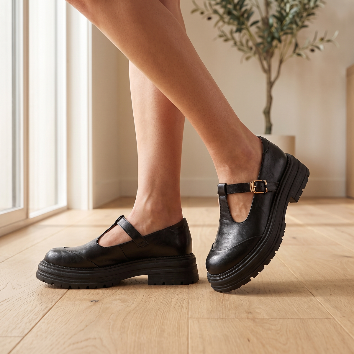 Chaussures Orthopédiques Mary Jane pour Femme | Bride Réglable