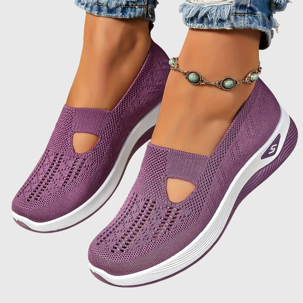 Chaussures orthopédiques slip-on respirantes avec soutien pour un usage quotidien