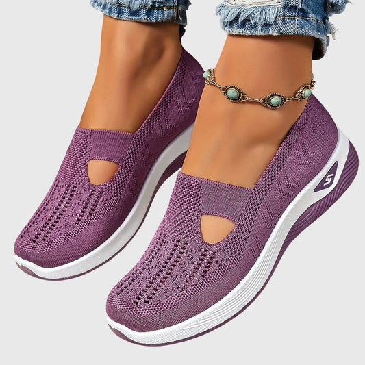 Chaussures orthopédiques slip-on respirantes avec soutien pour un usage quotidien