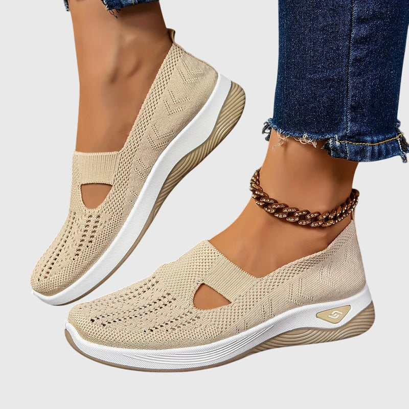 Chaussures orthopédiques slip-on respirantes avec soutien pour un usage quotidien