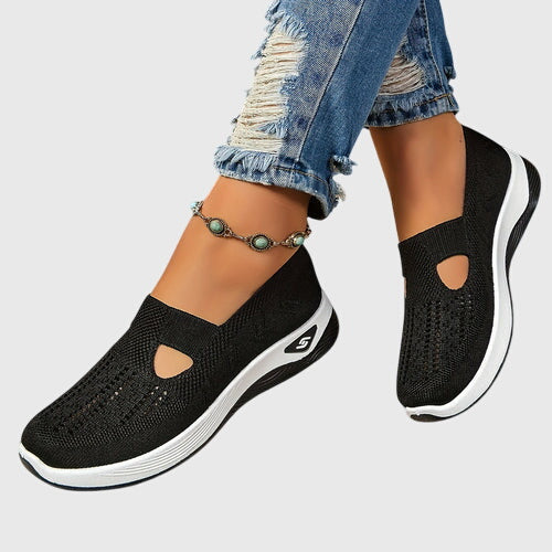 Chaussures orthopédiques slip-on respirantes avec soutien pour un usage quotidien