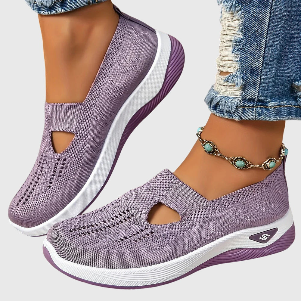 Chaussures orthopédiques slip-on respirantes avec soutien pour un usage quotidien
