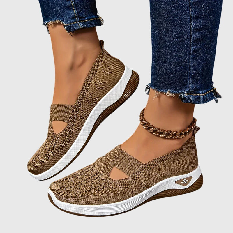 Chaussures orthopédiques slip-on respirantes avec soutien pour un usage quotidien