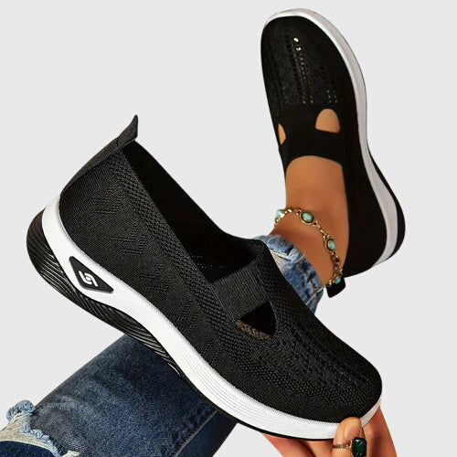 Chaussures orthopédiques slip-on respirantes avec soutien pour un usage quotidien