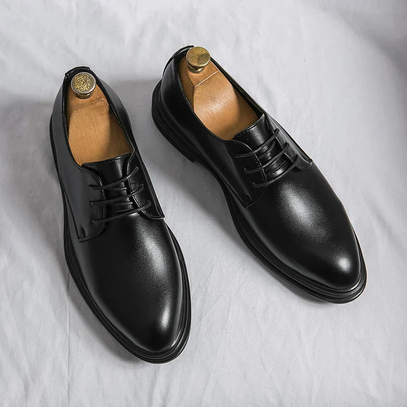 Chaussures Oxford élégantes à lacets pour homme