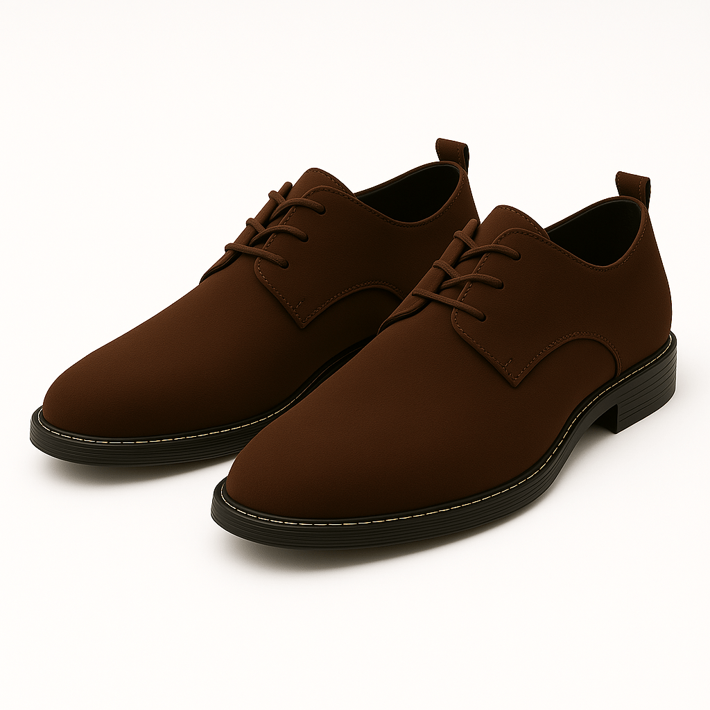 Chaussures Oxford en suédé