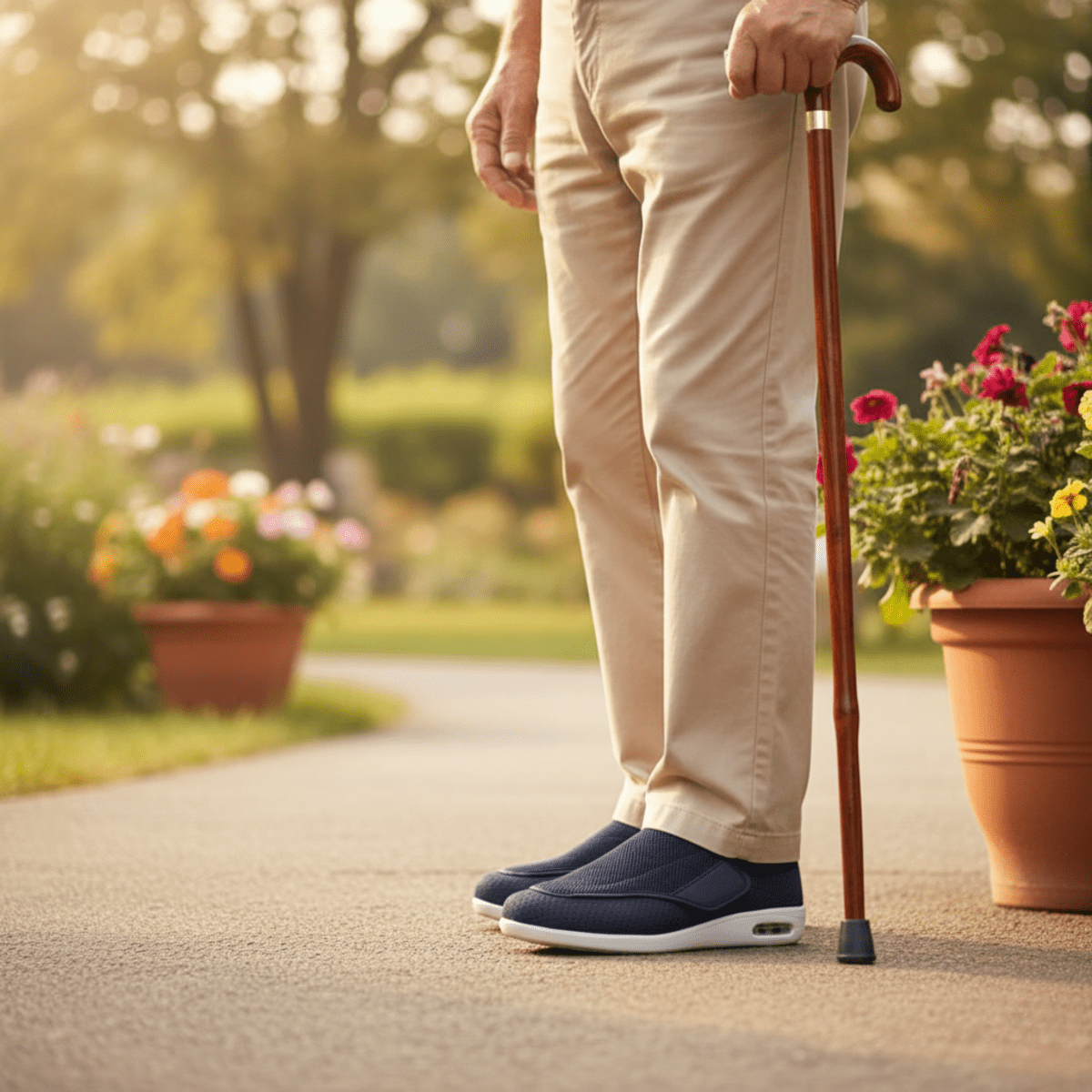 Chaussures pour diabétiques extra larges à mémoire de forme – Confortables et soulageant la pression