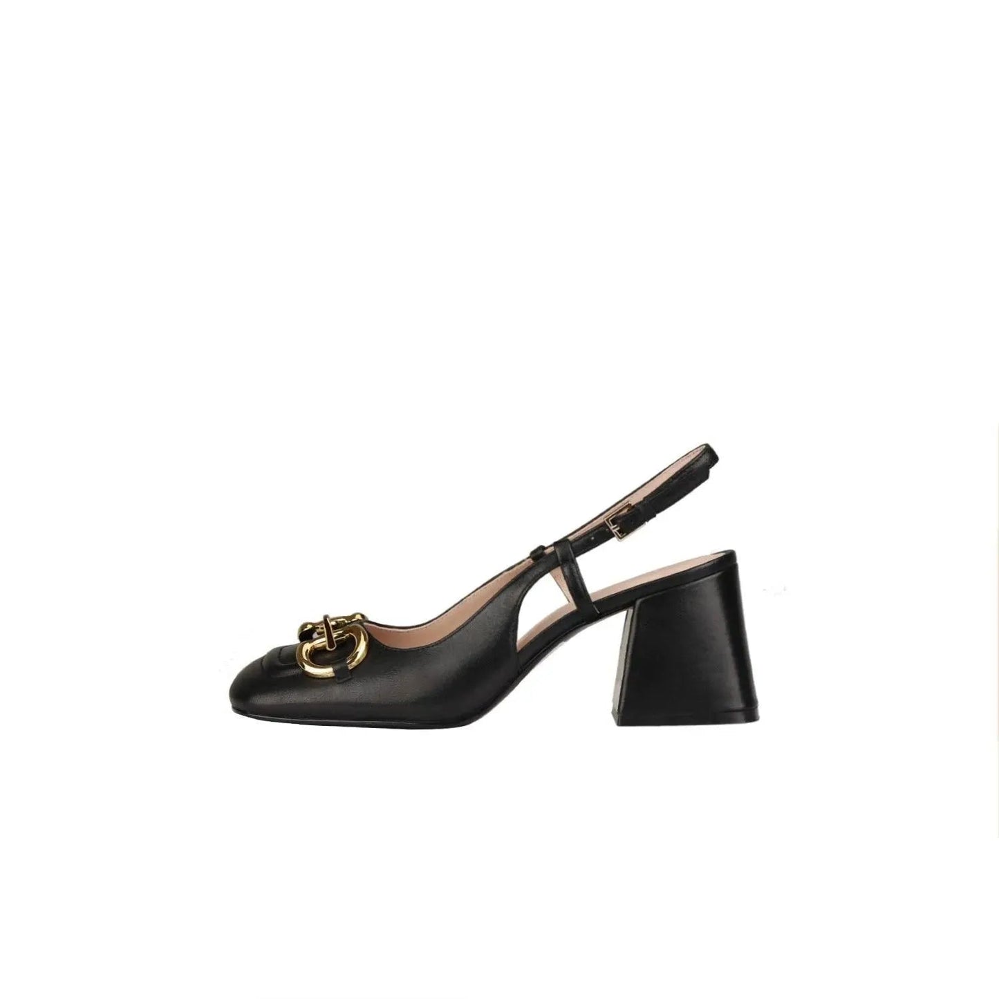 Chaussures rétro à talons hauts et boucle pour femme - Élégance et style intemporels