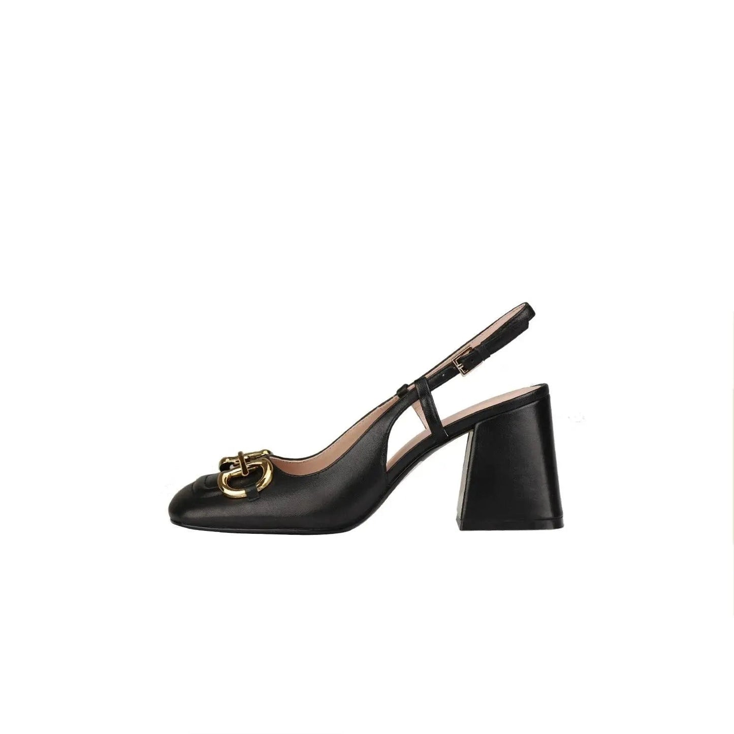 Chaussures rétro à talons hauts et boucle pour femme - Élégance et style intemporels
