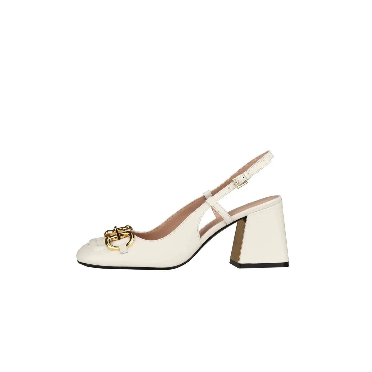 Chaussures rétro à talons hauts et boucle pour femme - Élégance et style intemporels