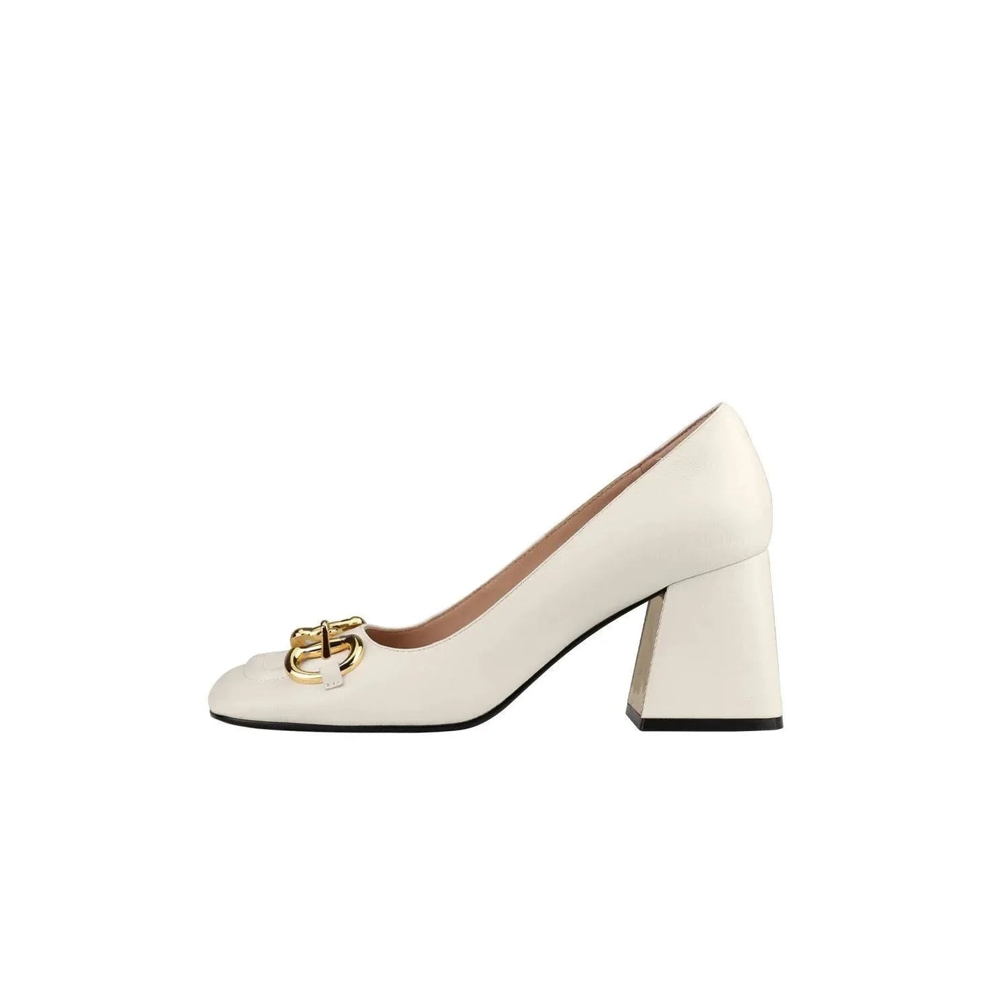 Chaussures rétro à talons hauts et boucle pour femme - Élégance et style intemporels