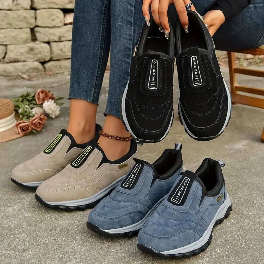 Chaussures sans lacets, confort et soutien sans douleur