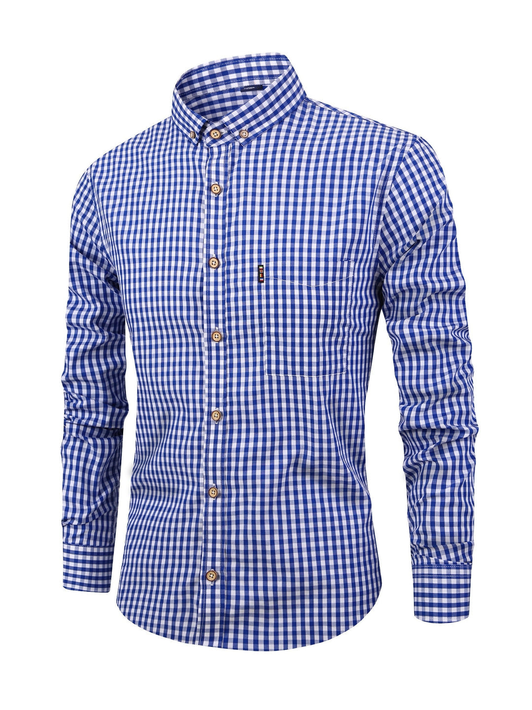 Chemise à carreaux pour homme à coupe confortable