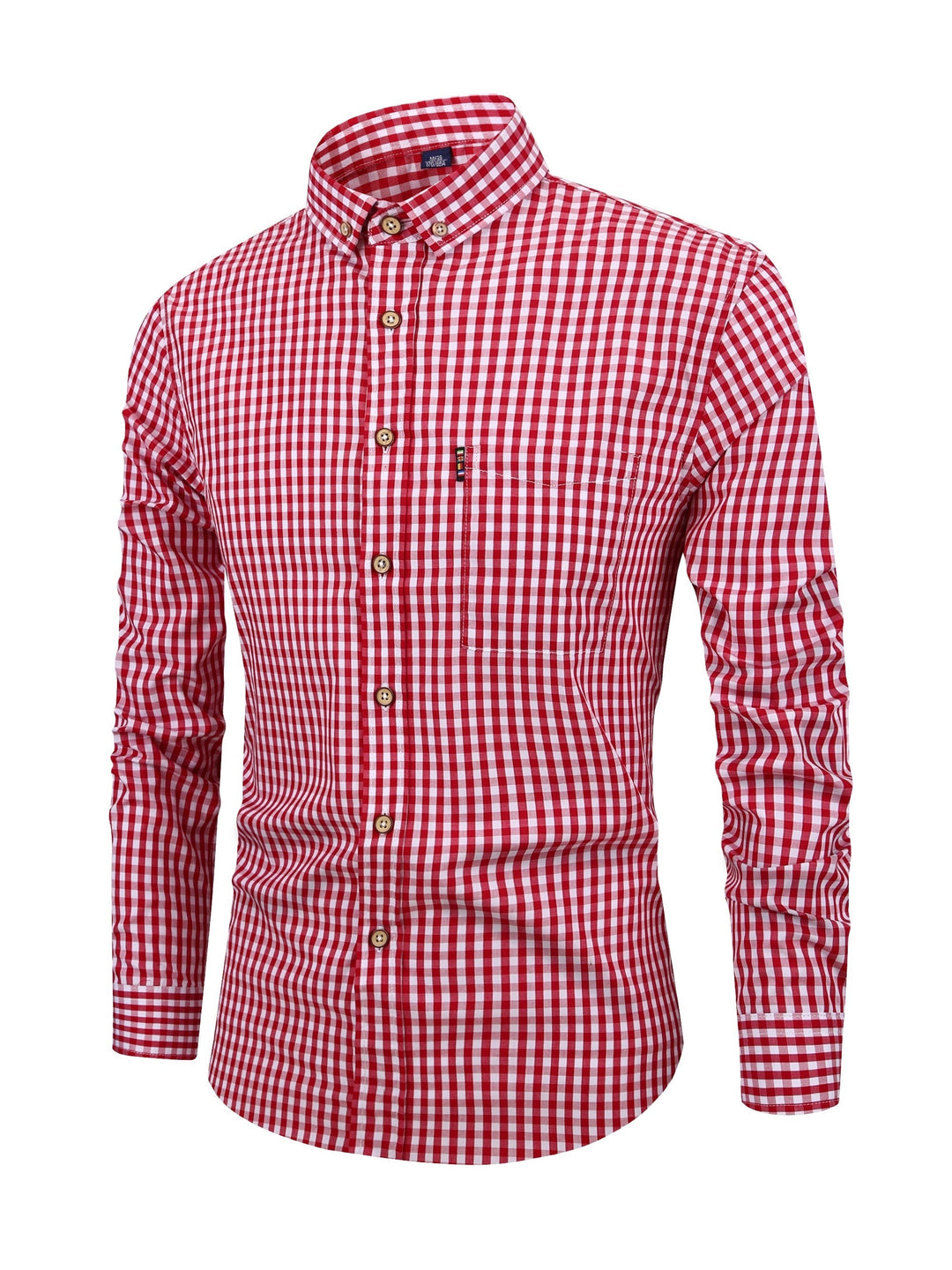 Chemise à carreaux pour homme à coupe confortable