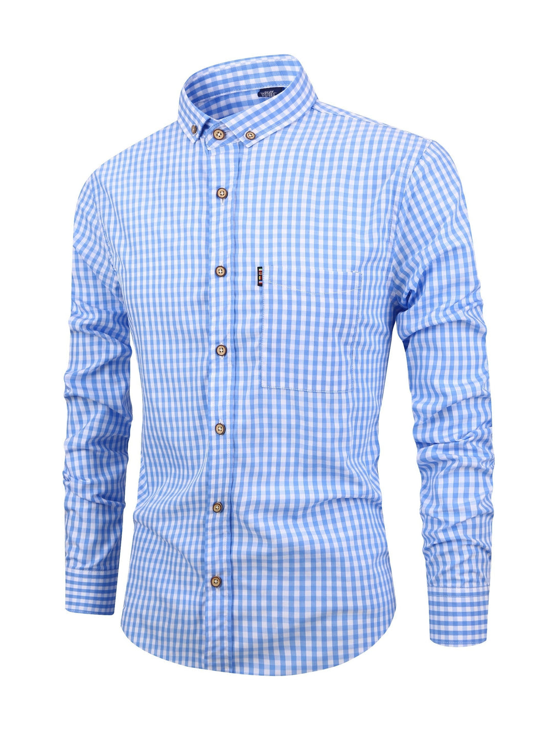 Chemise à carreaux pour homme à coupe confortable