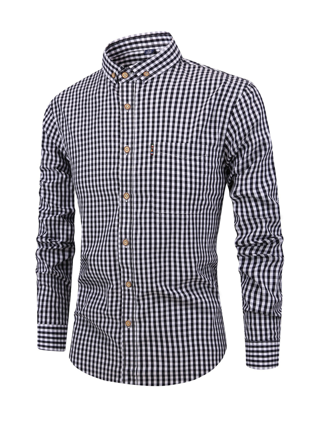 Chemise à carreaux pour homme à coupe confortable