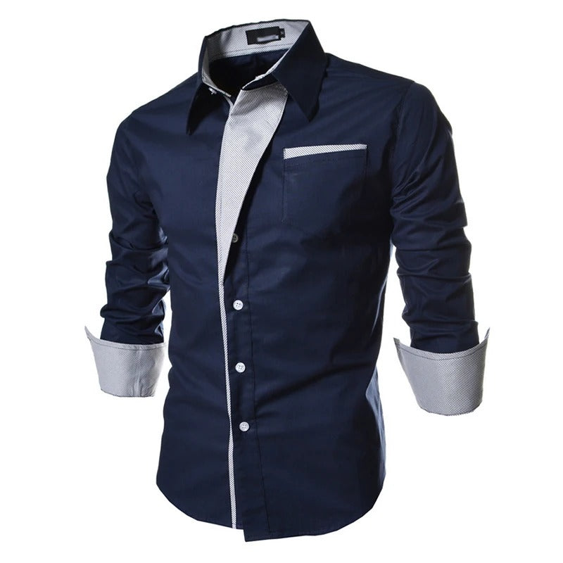 Chemise à manches longues pour homme