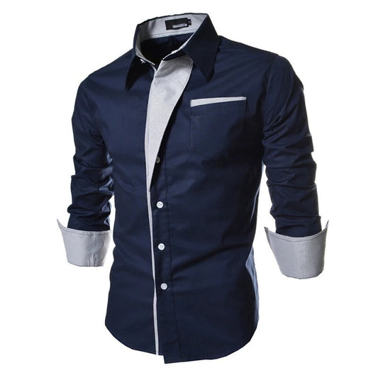 Chemise à manches longues pour homme
