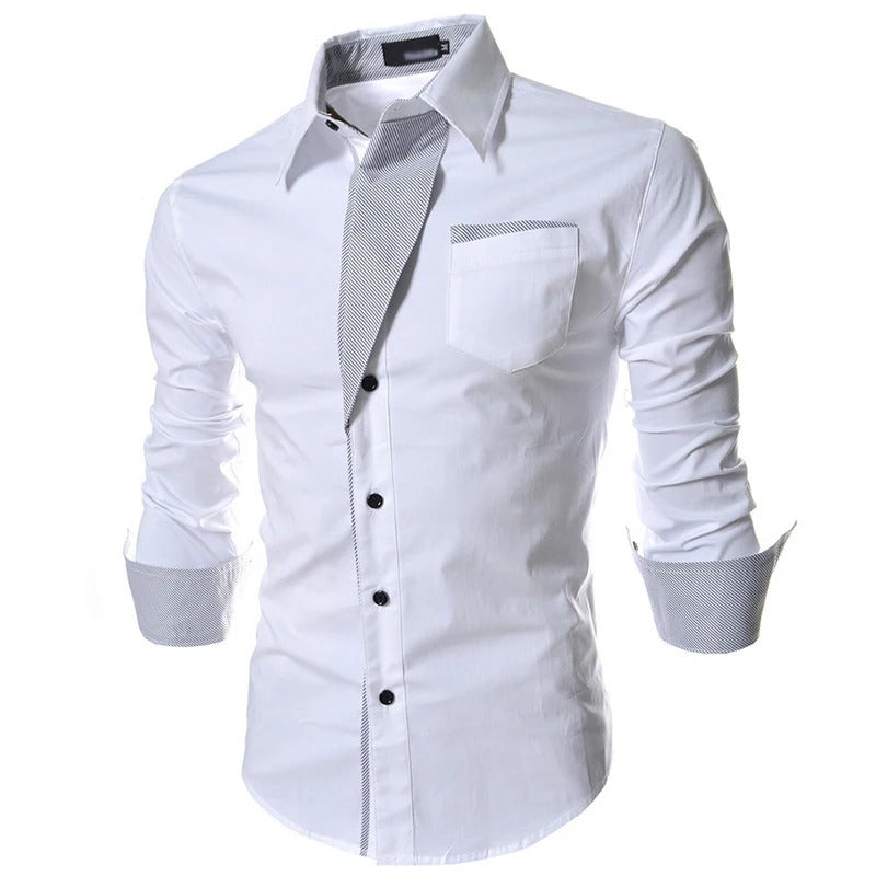 Chemise à manches longues pour homme