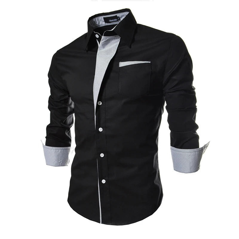 Chemise à manches longues pour homme