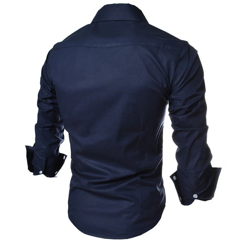 Chemise à manches longues pour homme