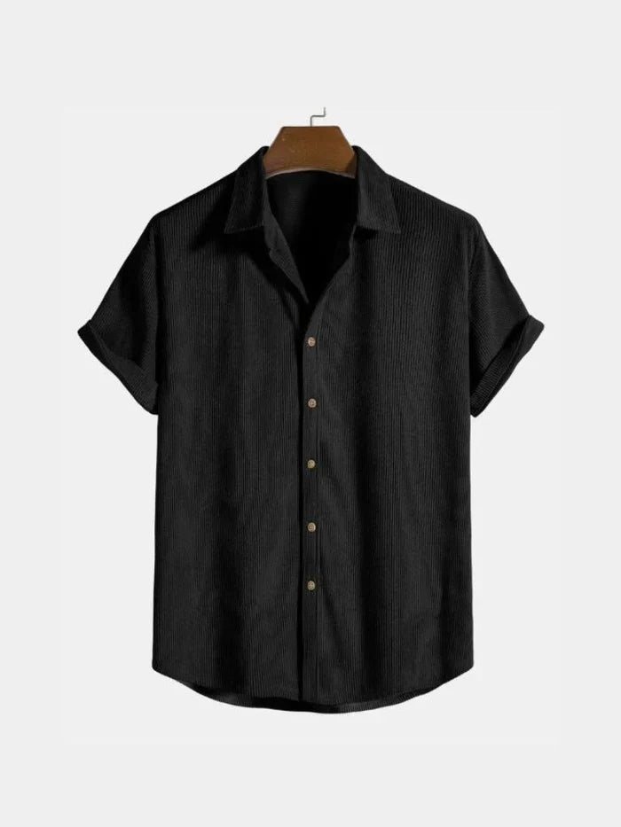 Chemise boutonnée coupe décontractée pour homme