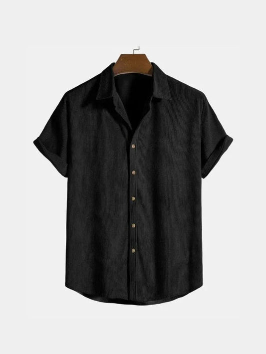 Chemise boutonnée coupe décontractée pour homme