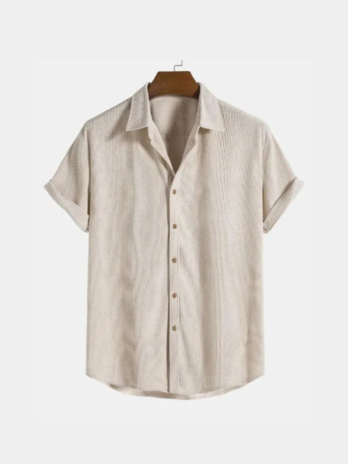 Chemise boutonnée coupe décontractée pour homme