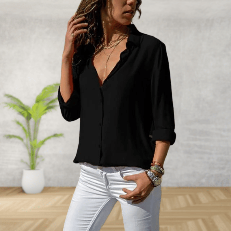 Chemise boutonnée pour femme