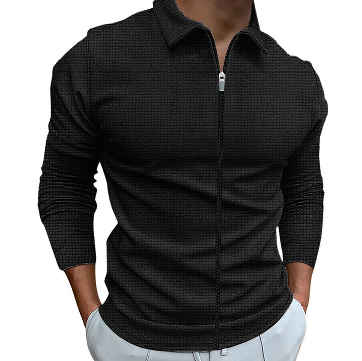 Chemise casual à fermeture éclair pour homme