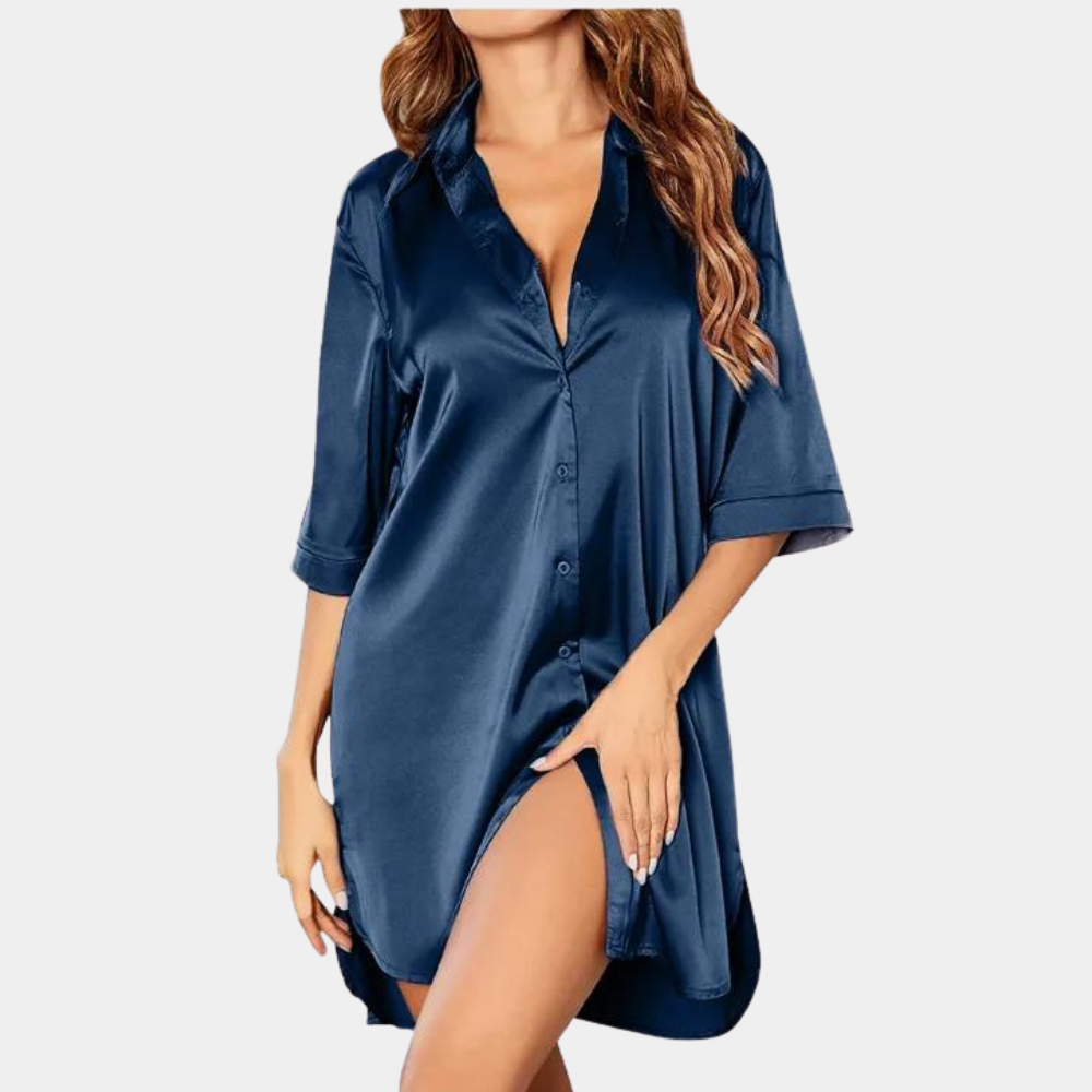 Chemise de nuit pour femme luxueuse et confortable - Vêtement de nuit respirant