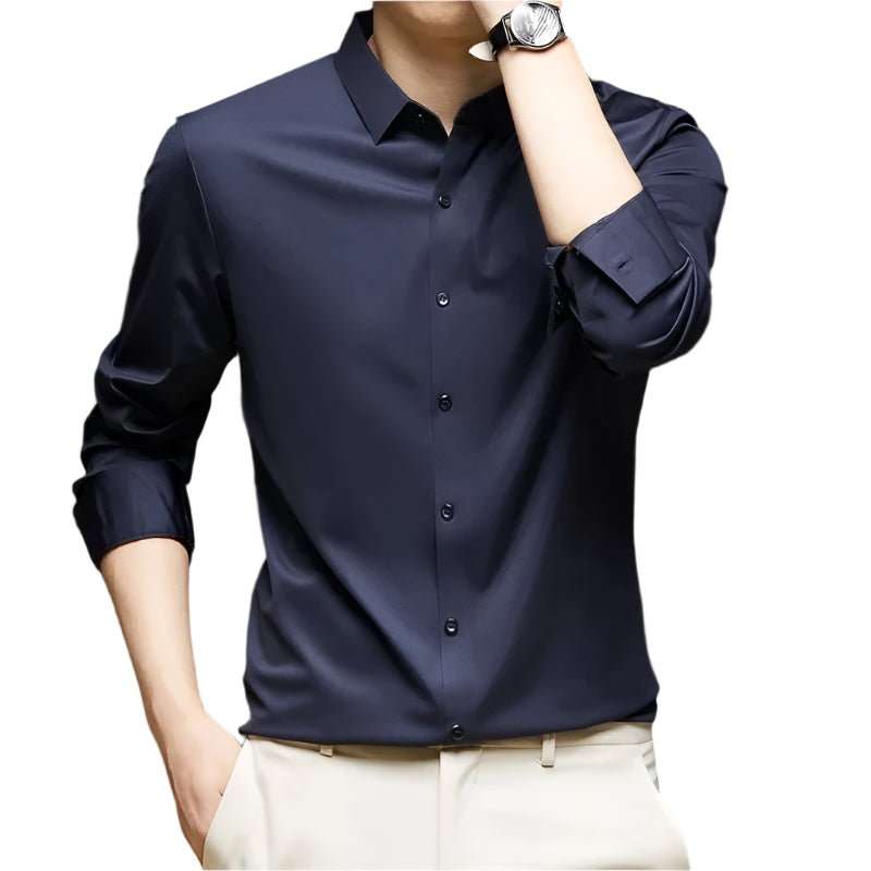 Chemise de travail infroissable pour homme