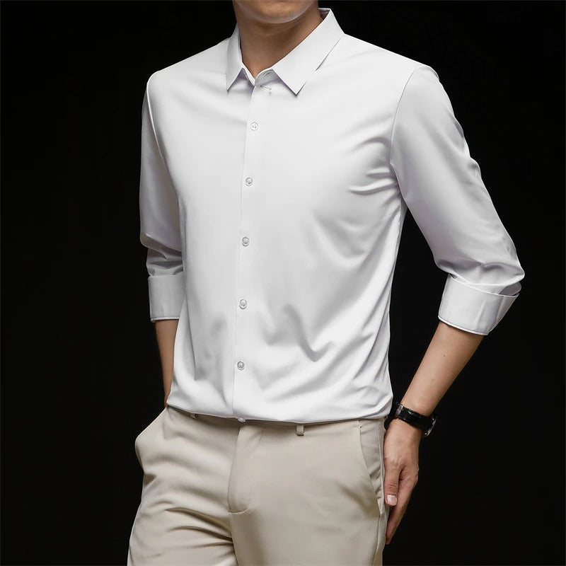 Chemise de travail infroissable pour homme
