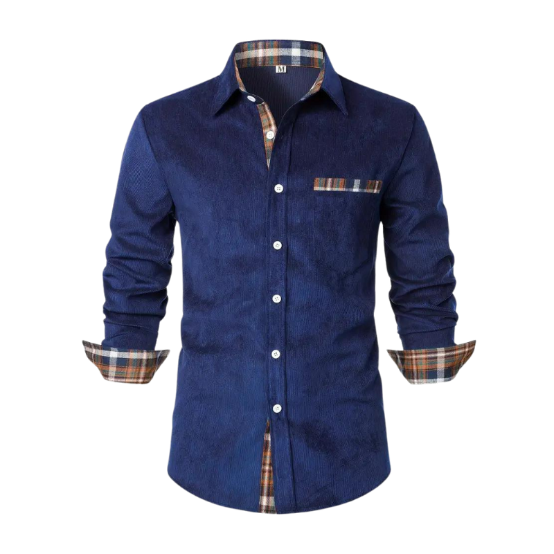 Chemise décontractée à manches longues pour homme