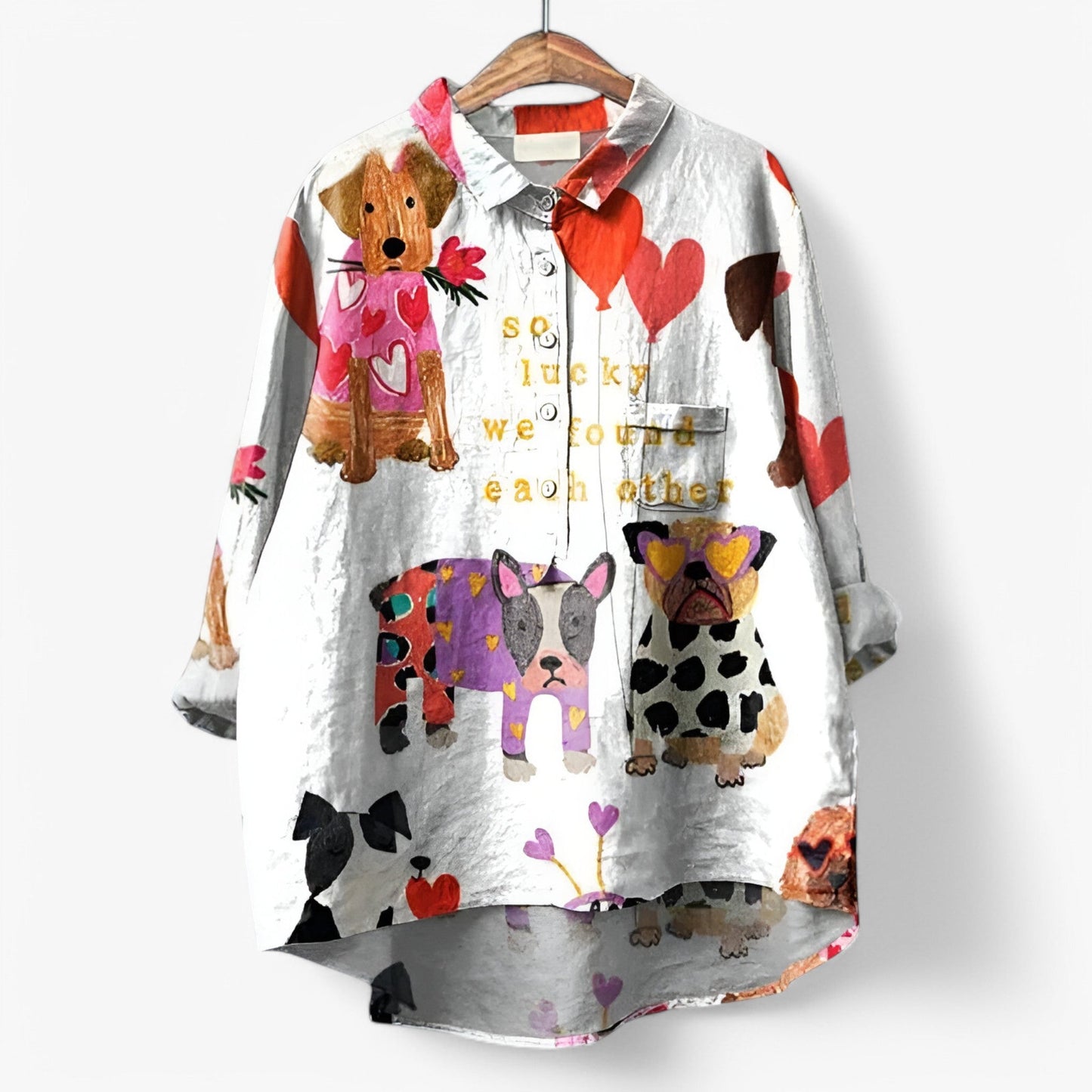 Chemise élégante pour femme à motif graphique