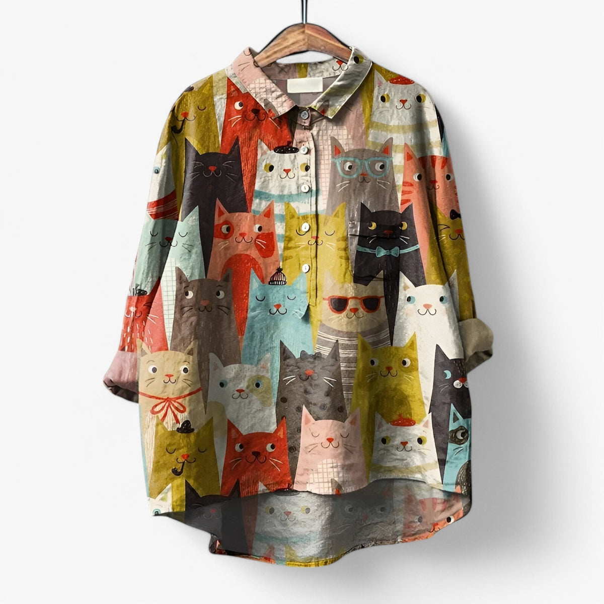 Chemise élégante pour femme à motif graphique