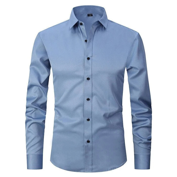 Chemise élégante pour homme infroissable à boutons