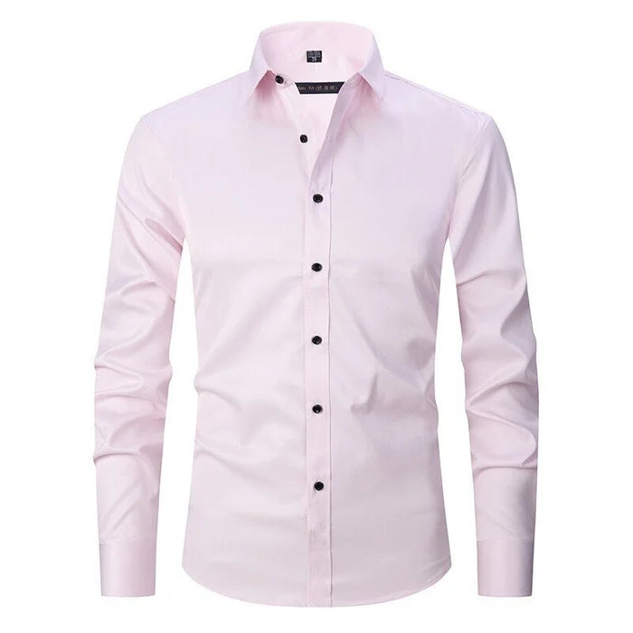 Chemise élégante pour homme infroissable à boutons
