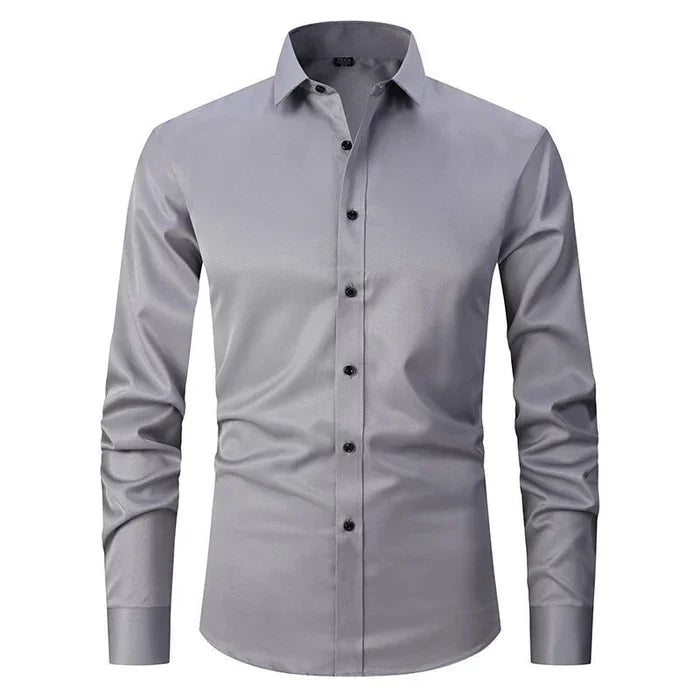 Chemise élégante pour homme infroissable à boutons
