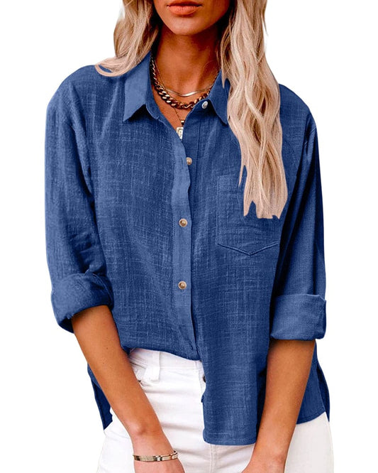 Chemise femme à boutons