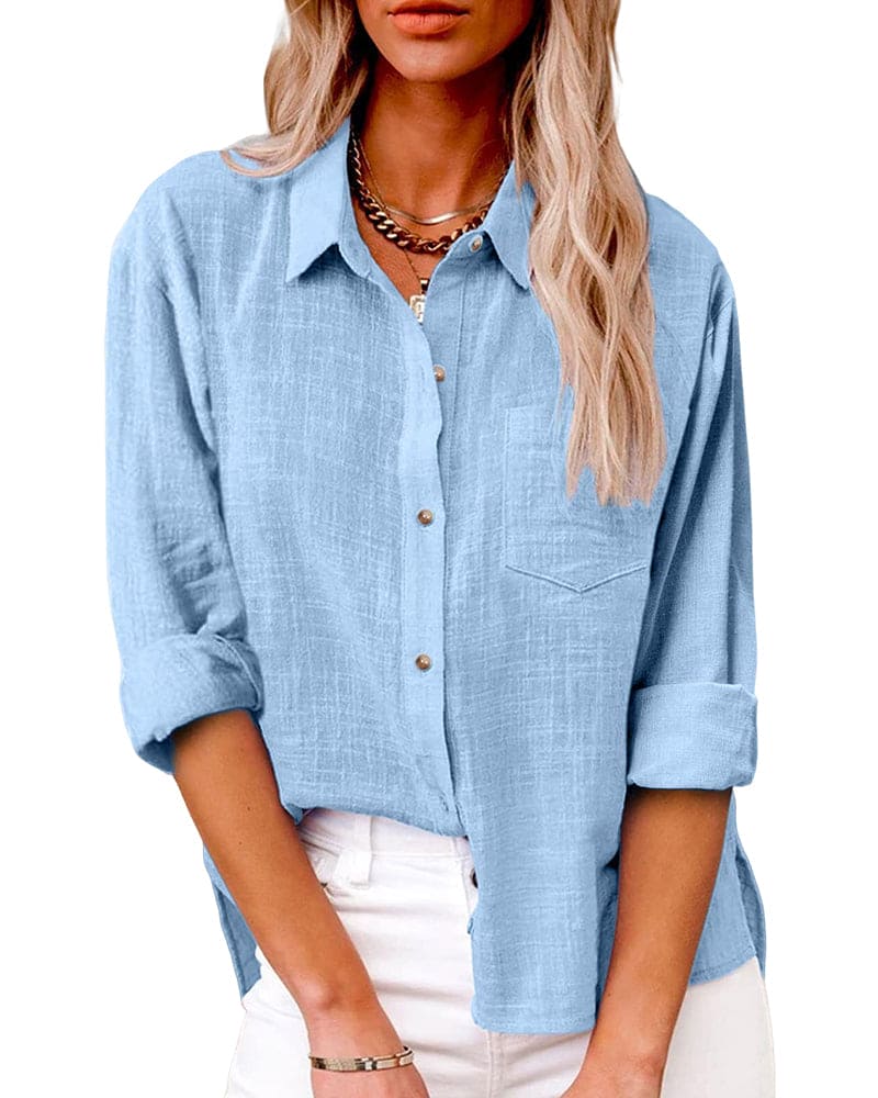 Chemise femme à boutons